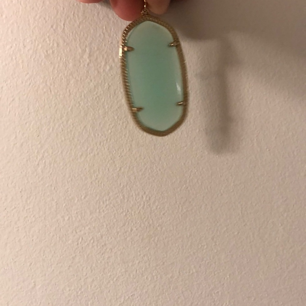 green kendra scott earrings